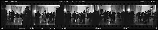 [284 Views of Party, Possibly New Year's Eve Party at Home of Robert Penn Warren], Walker Evans (American, St. Louis, Missouri 1903–1975 New Haven, Connecticut), Film negative