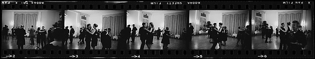 [284 Views of Party, Possibly New Year's Eve Party at Home of Robert Penn Warren], Walker Evans (American, St. Louis, Missouri 1903–1975 New Haven, Connecticut), Film negative