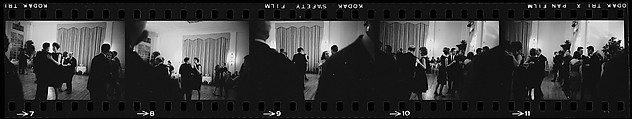 [284 Views of Party, Possibly New Year's Eve Party at Home of Robert Penn Warren], Walker Evans (American, St. Louis, Missouri 1903–1975 New Haven, Connecticut), Film negative