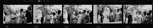 [94 Views of Tworkov-Moskowitz Wedding], Walker Evans (American, St. Louis, Missouri 1903–1975 New Haven, Connecticut), Film negative