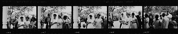 [94 Views of Tworkov-Moskowitz Wedding], Walker Evans (American, St. Louis, Missouri 1903–1975 New Haven, Connecticut), Film negative