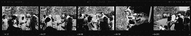 [94 Views of Tworkov-Moskowitz Wedding], Walker Evans (American, St. Louis, Missouri 1903–1975 New Haven, Connecticut), Film negative