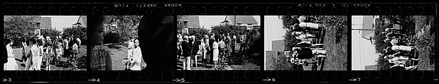 [94 Views of Tworkov-Moskowitz Wedding], Walker Evans (American, St. Louis, Missouri 1903–1975 New Haven, Connecticut), Film negative