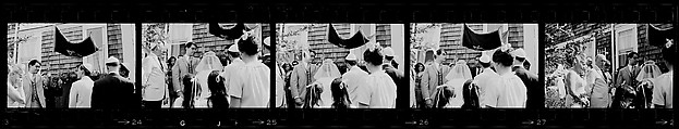 [94 Views of Tworkov-Moskowitz Wedding], Walker Evans (American, St. Louis, Missouri 1903–1975 New Haven, Connecticut), Film negative
