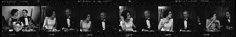 [23 Portraits of Isabelle Evans and Others at Dinner Party], Walker Evans (American, St. Louis, Missouri 1903–1975 New Haven, Connecticut), Film negative