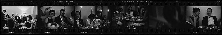 [23 Portraits of Isabelle Evans and Others at Dinner Party], Walker Evans (American, St. Louis, Missouri 1903–1975 New Haven, Connecticut), Film negative