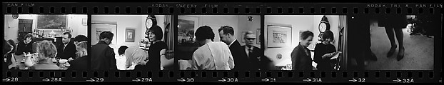 [102 Views of a Party, Possibly Family of Isabelle Evans, Switzerland], Walker Evans (American, St. Louis, Missouri 1903–1975 New Haven, Connecticut), Film negative