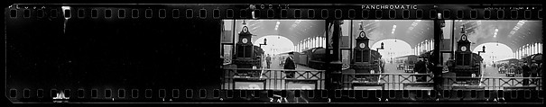 [18 Views of a Railroad Station, Possibly England], Walker Evans  American, Film negative