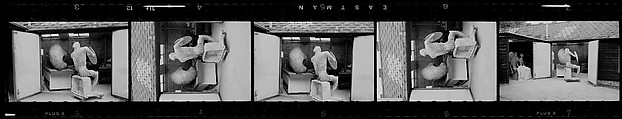 [67 Portraits of Henry Moore and Views of Sculptures], Walker Evans (American, St. Louis, Missouri 1903–1975 New Haven, Connecticut), Film negative