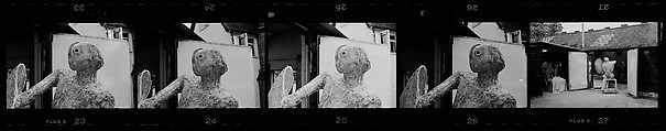 [67 Portraits of Henry Moore and Views of Sculptures], Walker Evans (American, St. Louis, Missouri 1903–1975 New Haven, Connecticut), Film negative