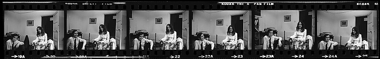 [446 Portraits of Caroline Blackwood, Robert Lowell, and Unidentified Others, Streets Scenes, and Interiors, England and Holland], Walker Evans (American, St. Louis, Missouri 1903–1975 New Haven, Connecticut), Film negative