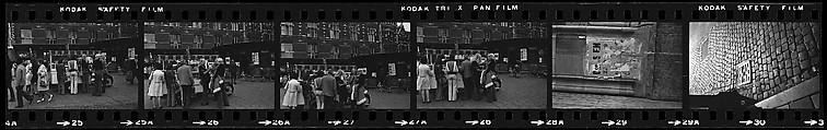 [446 Portraits of Caroline Blackwood, Robert Lowell, and Unidentified Others, Streets Scenes, and Interiors, England and Holland], Walker Evans (American, St. Louis, Missouri 1903–1975 New Haven, Connecticut), Film negative