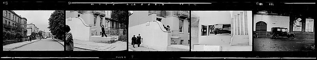 [19 Portraits of Douglas Glass and Family and Street Scenes, Possibly London], Walker Evans (American, St. Louis, Missouri 1903–1975 New Haven, Connecticut), Film negative