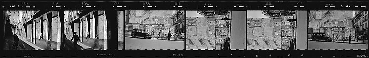 [213 Views of Paris: Architecture, Street Scenes, Portraits], Walker Evans (American, St. Louis, Missouri 1903–1975 New Haven, Connecticut), Film negative