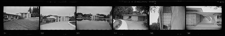 [131 Views of Modern Architecture, Possibly Florida], Walker Evans (American, St. Louis, Missouri 1903–1975 New Haven, Connecticut), Film negative