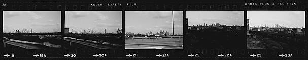 [30 Views of Manhattan Skyline from Queens Roadway, New York City], Walker Evans (American, St. Louis, Missouri 1903–1975 New Haven, Connecticut), Film negative