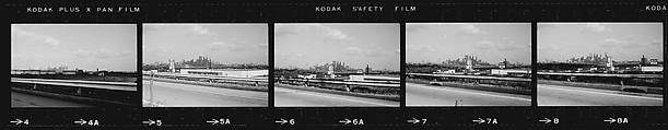 [30 Views of Manhattan Skyline from Queens Roadway, New York City], Walker Evans (American, St. Louis, Missouri 1903–1975 New Haven, Connecticut), Film negative