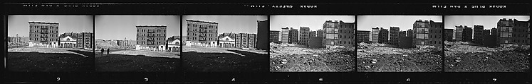 [36 Views of Demolished Buildings, Upper West Side, New York City], Walker Evans (American, St. Louis, Missouri 1903–1975 New Haven, Connecticut), Film negative