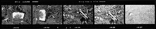 [70 Views of Street Debris, New York City], Walker Evans (American, St. Louis, Missouri 1903–1975 New Haven, Connecticut), Film negative