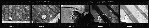 [70 Views of Street Debris, New York City], Walker Evans (American, St. Louis, Missouri 1903–1975 New Haven, Connecticut), Film negative