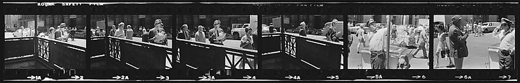 [340 Street Scenes, Including Pedestrians, Grafitti, Storefronts and Interiors, New York City], Walker Evans (American, St. Louis, Missouri 1903–1975 New Haven, Connecticut), Film negative