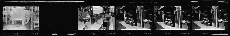 [340 Street Scenes, Including Pedestrians, Grafitti, Storefronts and Interiors, New York City], Walker Evans (American, St. Louis, Missouri 1903–1975 New Haven, Connecticut), Film negative