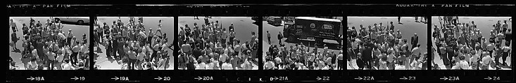 [340 Street Scenes, Including Pedestrians, Grafitti, Storefronts and Interiors, New York City], Walker Evans (American, St. Louis, Missouri 1903–1975 New Haven, Connecticut), Film negative