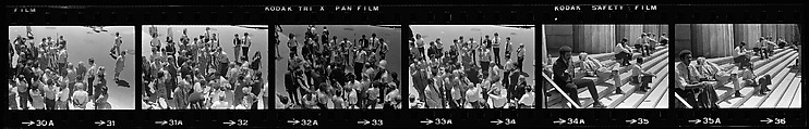 [340 Street Scenes, Including Pedestrians, Grafitti, Storefronts and Interiors, New York City], Walker Evans (American, St. Louis, Missouri 1903–1975 New Haven, Connecticut), Film negative