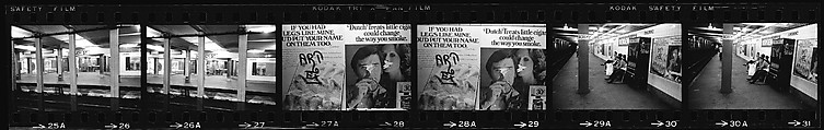 [340 Street Scenes, Including Pedestrians, Grafitti, Storefronts and Interiors, New York City], Walker Evans (American, St. Louis, Missouri 1903–1975 New Haven, Connecticut), Film negative