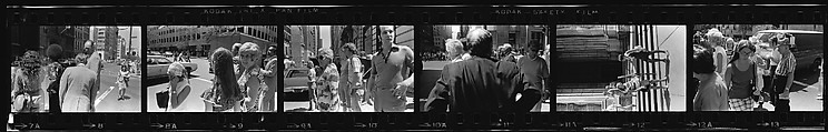 [340 Street Scenes, Including Pedestrians, Grafitti, Storefronts and Interiors, New York City], Walker Evans (American, St. Louis, Missouri 1903–1975 New Haven, Connecticut), Film negative