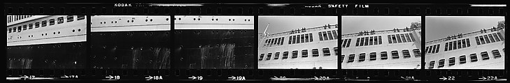 [340 Street Scenes, Including Pedestrians, Grafitti, Storefronts and Interiors, New York City], Walker Evans (American, St. Louis, Missouri 1903–1975 New Haven, Connecticut), Film negative