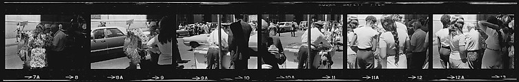 [340 Street Scenes, Including Pedestrians, Grafitti, Storefronts and Interiors, New York City], Walker Evans (American, St. Louis, Missouri 1903–1975 New Haven, Connecticut), Film negative