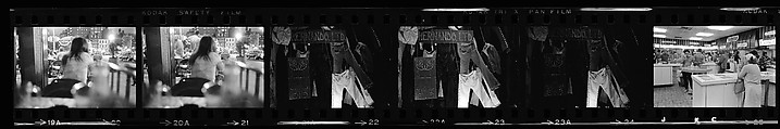 [340 Street Scenes, Including Pedestrians, Grafitti, Storefronts and Interiors, New York City], Walker Evans (American, St. Louis, Missouri 1903–1975 New Haven, Connecticut), Film negative