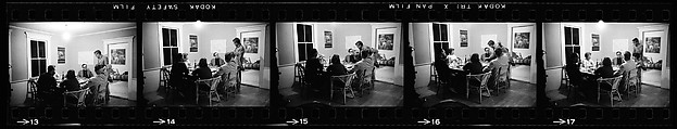 [74 Views of Dinner Party at Home of Jack Heliker, Cranberry Island, Maine], Walker Evans (American, St. Louis, Missouri 1903–1975 New Haven, Connecticut), Film negative