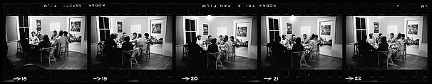 [74 Views of Dinner Party at Home of Jack Heliker, Cranberry Island, Maine], Walker Evans (American, St. Louis, Missouri 1903–1975 New Haven, Connecticut), Film negative