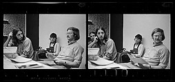 [7 Views of Students in Classroom, Yale University, New Haven, Connecticut], Walker Evans (American, St. Louis, Missouri 1903–1975 New Haven, Connecticut), Film negative
