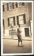 [Paul Grotz Crossing Street, Beacon Hill, Boston], Walker Evans  American, Gelatin silver print