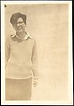 [Woman in Sweater and Horn-Rimmed Glasses], Walker Evans  American, Gelatin silver print