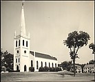 [Gothic Revival Church, Ipswich, Massachusetts], Walker Evans  American, Gelatin silver print