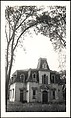 [Brick Second Empire House, Tree in Left Foreground], Walker Evans  American, Gelatin silver print