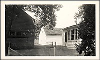 [Clapboard House and Barn], Walker Evans  American, Gelatin silver print