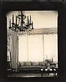 [Living Room, Showing Chandelier and Sofa, Probably Joseph Verner Reed Family Residence], Walker Evans  American, Gelatin silver print