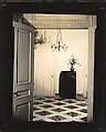 [Foyer Through Doorway, Probably Joseph Verner Reed Family Residence], Walker Evans  American, Gelatin silver print