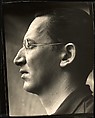[Dwight Macdonald], Walker Evans  American, Gelatin silver print