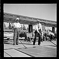 [125 Views of West Coast of Florida, Including: Women on Benches in Sarasota, Mangroves, Pelicans, Shuffleboard Players, Men on Street in Tampa, Sponge Diving Wharves at Tarpon Springs, Coastal Residences, Fishermen, and Miscellaneous Street Scenes], Walker Evans (American, St. Louis, Missouri 1903–1975 New Haven, Connecticut), Film negative