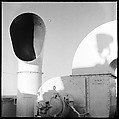[54 Studies of La Liberte Ocean Liner Architecture Related to Architectural Forum Portfolio "Ship Shapes and Shadows", Published October 1958], Walker Evans (American, St. Louis, Missouri 1903–1975 New Haven, Connecticut), Film negative