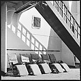 [54 Studies of La Liberte Ocean Liner Architecture Related to Architectural Forum Portfolio "Ship Shapes and Shadows", Published October 1958], Walker Evans (American, St. Louis, Missouri 1903–1975 New Haven, Connecticut), Film negative