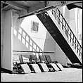 [54 Studies of La Liberte Ocean Liner Architecture Related to Architectural Forum Portfolio "Ship Shapes and Shadows", Published October 1958], Walker Evans (American, St. Louis, Missouri 1903–1975 New Haven, Connecticut), Film negative