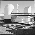 [54 Studies of La Liberte Ocean Liner Architecture Related to Architectural Forum Portfolio "Ship Shapes and Shadows", Published October 1958], Walker Evans (American, St. Louis, Missouri 1903–1975 New Haven, Connecticut), Film negative