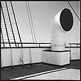 [54 Studies of La Liberte Ocean Liner Architecture Related to Architectural Forum Portfolio "Ship Shapes and Shadows", Published October 1958], Walker Evans (American, St. Louis, Missouri 1903–1975 New Haven, Connecticut), Film negative